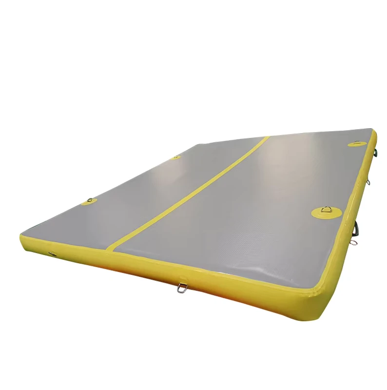 Tappeto da ginnastica gonfiabile Tumbling Airtrack in tessuto Drop Stitch OEM ODM