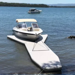 Pontón Flotante de Costura Caída para Estacionamiento de Yates, Plataforma Inflable para Jet Ski, Muelle Inflable para Jetski E