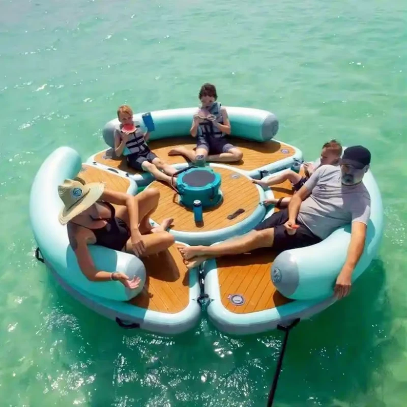 Drop Stitch Opblaasbare Drijvende Bar voor Resorts en Marinas