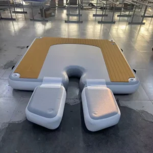 Drop Stitch Inflatable Floating C Dock 2M Water Jet Ski Foil Dock with EVA Mat