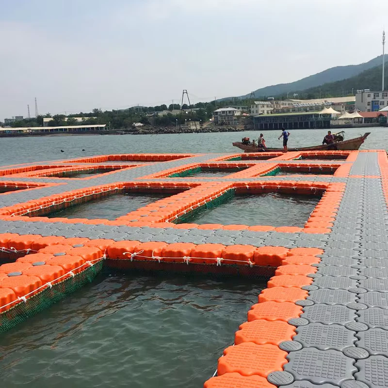 Drop-Stitch-Material Marine Modularer Schwimmender Brückenpontoon Aufblasbare Vergnügungsplattform Schwimmender Jet-Ski-Dock