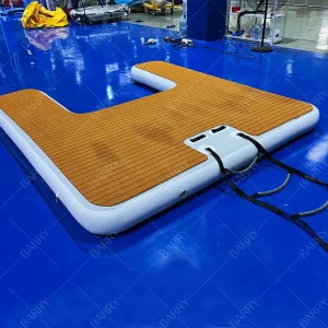 Drop Stitch Multifunctional Docking Station Jetty Dock Floating Pontoon Inflatable Jetski Dock Floating for Boat