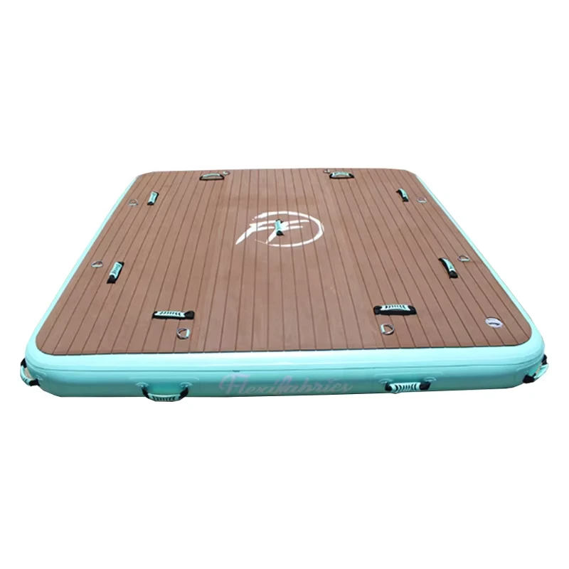 Drop Stitch Pad Schwimmplattform Luftfloß Yacht Jet Ski Dock Inflatable Plattform