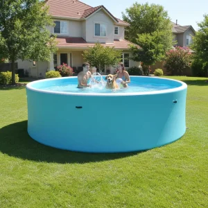 Drop Stitch Rigid Inflatable Ground Pool for Children Newborns Eco Friendly Quick Installation Customized Color Available Pool