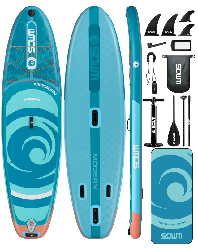드롭쉬핑 10'6''*33'' 인플레이터블 스탠드업 패들 보드 서핑 타볼라 SUP 및 펌프
