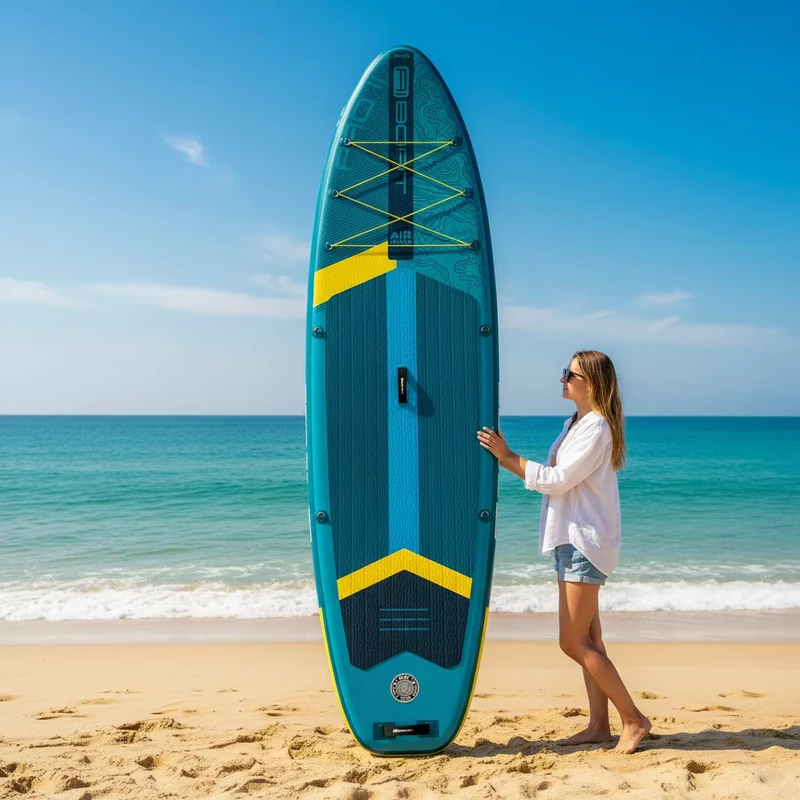 Nuovo SUP gonfiabile con tecnologia di saldatura a caldo 11'x34"x6'' Stand up Paddle Board SUP con sedile