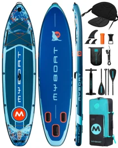 Dropshipping Surfing 11’6″x34″x6” Inflatable sup Surfboard Stand up Paddle Board Fishing supboard sup with Kayak Seat