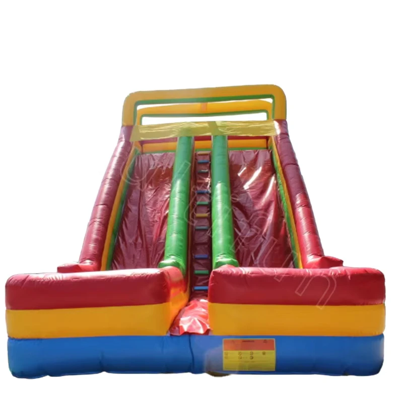 Doppelt portierbare PVC-Rutsche für Outdoor-Spaß