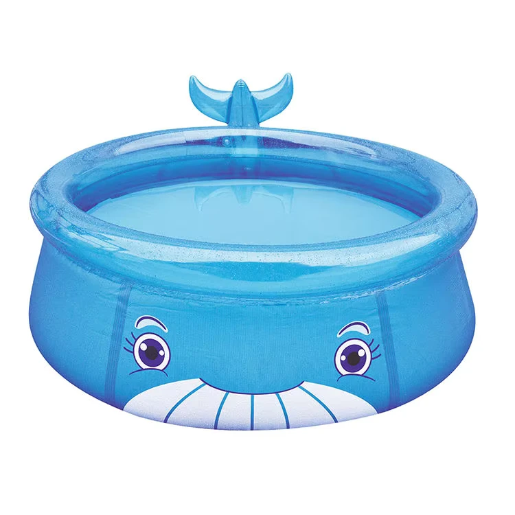 Durable 1143L Capacity Animal Shaped Blow up Water Pool Kids Outdoor Swim Pool for Portable