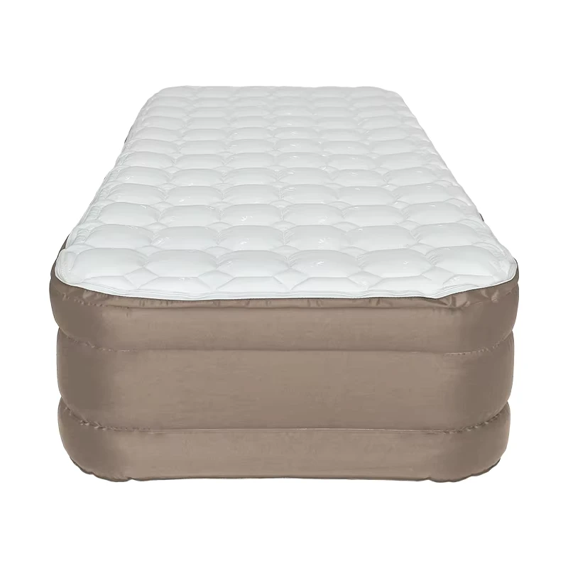 Colchão de Ar Durável, Cama Inflável de Luxo com Bomba Embutida Melhorada, Cama de Ar para Casa, Camping e Viagens Portáteis