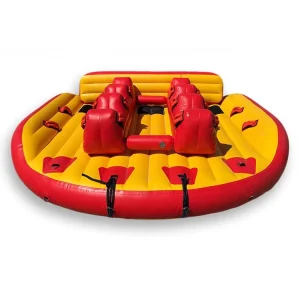 Durable Commercial Tarpaulin PVC Inflatable Towable Banana Slider Tube Boat with Factory Price