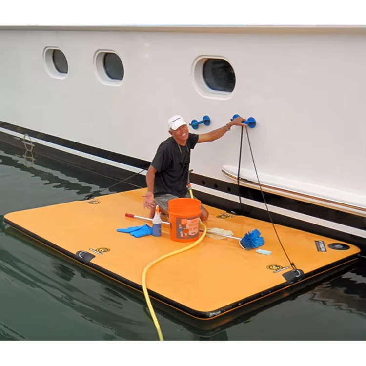 Durable DWF Drop Stitch Inflatable Floating Dock Pontoon