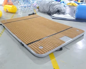 Durable Drop Stitch PVC Inflatable Floating Island Dock