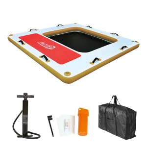 Прочная плавающая надувная платформа для дока, плавучая в океане, море, бассейне