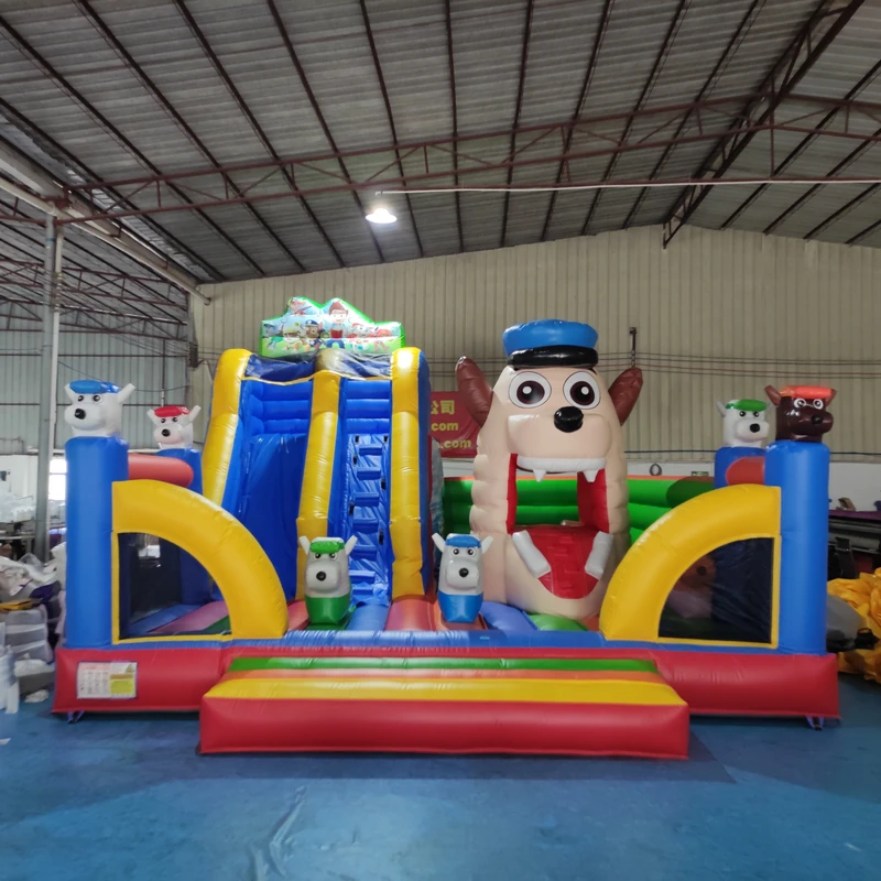 Castillo inflable de entretenimiento exterior de alta calidad, parque de atracciones, castillo saltarín para niños
