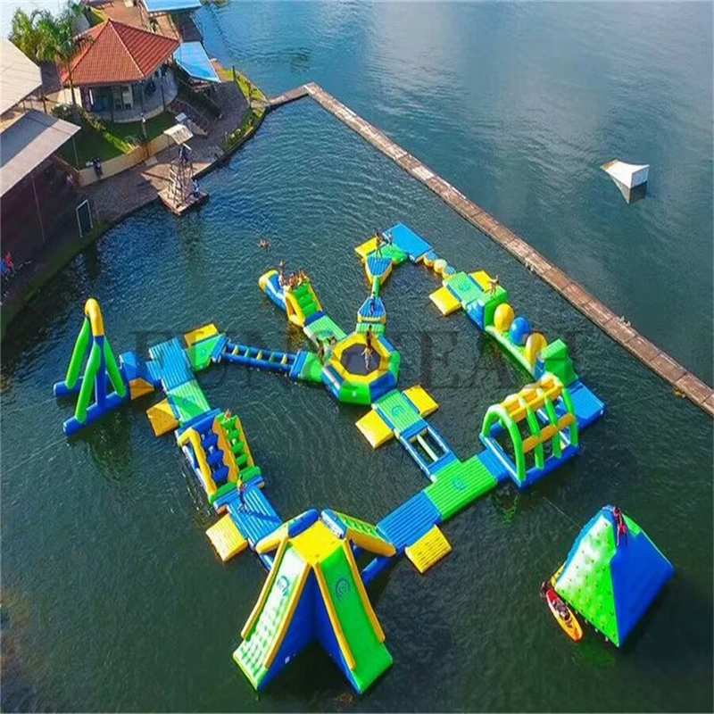 Taman Air Inflatable Aqua Parks yang Tahan Lama untuk Dewasa