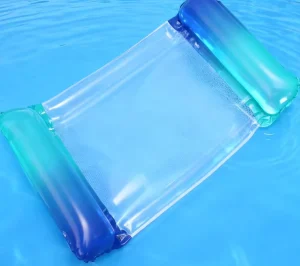 Raft gonflable durable pour adultes avec dossier confortable et porte-gobelet