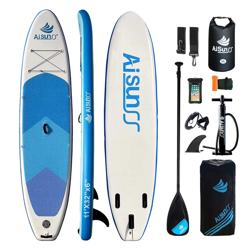 Planche de surf gonflable durable pour le paddle, planche de surf gonflable pour sports nautiques en extérieur