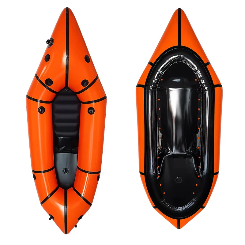 Packraft Gonfiabile Resistente per Acque Bianche per Rapidi e Torrenti