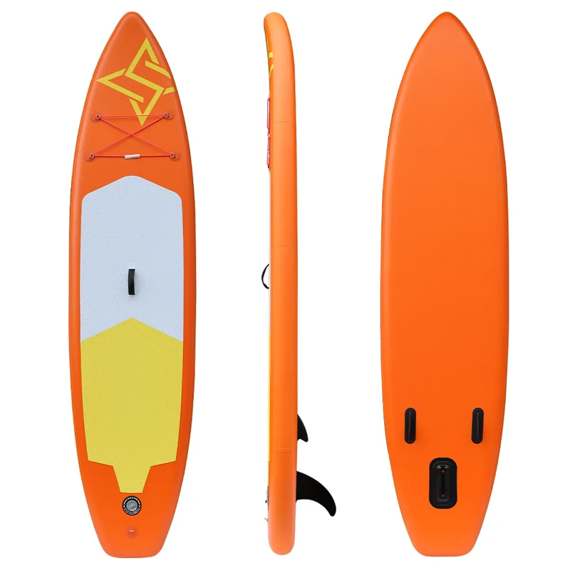 Tabla de paddle surf hinchable de PVC Drop Stitch de 320 cm, ligera y portátil