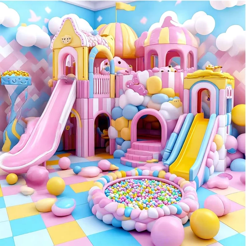 Duurzaam Macaron Themed Indoor Speeltoestel Hoogwaardige Fabrieksproductie Voor Commercieel Gebruik
