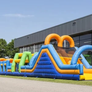 Durable Outdoor Inflatable Obstacle Courses Challenge Inflatable Party Games with Customized Design
