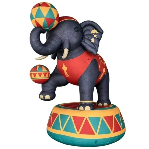 Durable Oxford Cloth Inflatable Circus Elephant Giant Inflatable Animal Model for Event Decorations Outdoor