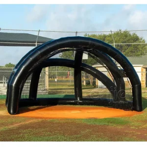 Durable PVC Backyard Inflatable Portable Baseball Batting Cage for Sale