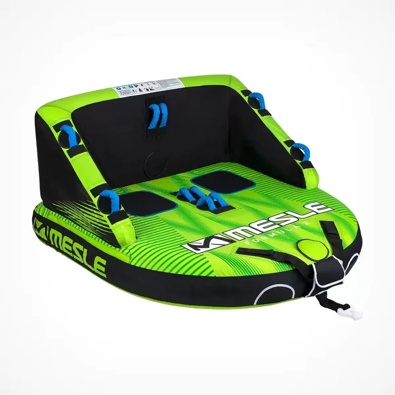 Durable PVC Inflatable 5 Person Towable Water Tube Bladder Water Towable Toy Tube for Outdoor Water Sports