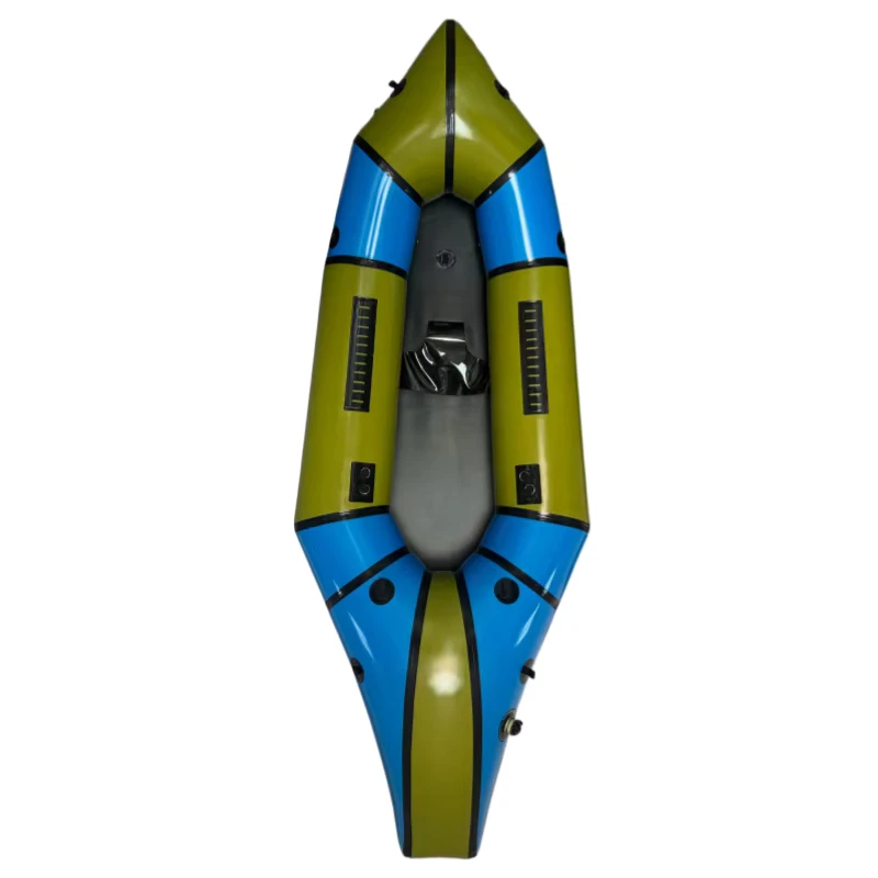 Durable PVC TPU Inflatable White Water Packraft 1 Person for Adults Kids Fishing Sport Camping