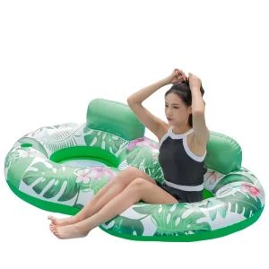 Durable PVC Transparent Inflatable Swimming Lounge Custom Size Water Hammock Net Pool Chair <100kg Capacity Amusement