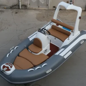 Durable RIB Inflatable Fishing Boat Custom Size & Branding Options for Fishing & Adventure