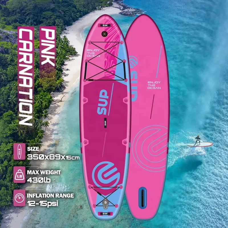 E SUP 11 piedi 6 pollici Gonfiabile Paddle Board per Adulti, Tavola da Surf Adatta per Principianti negli Sport Acquatici all'Aperto di Esup