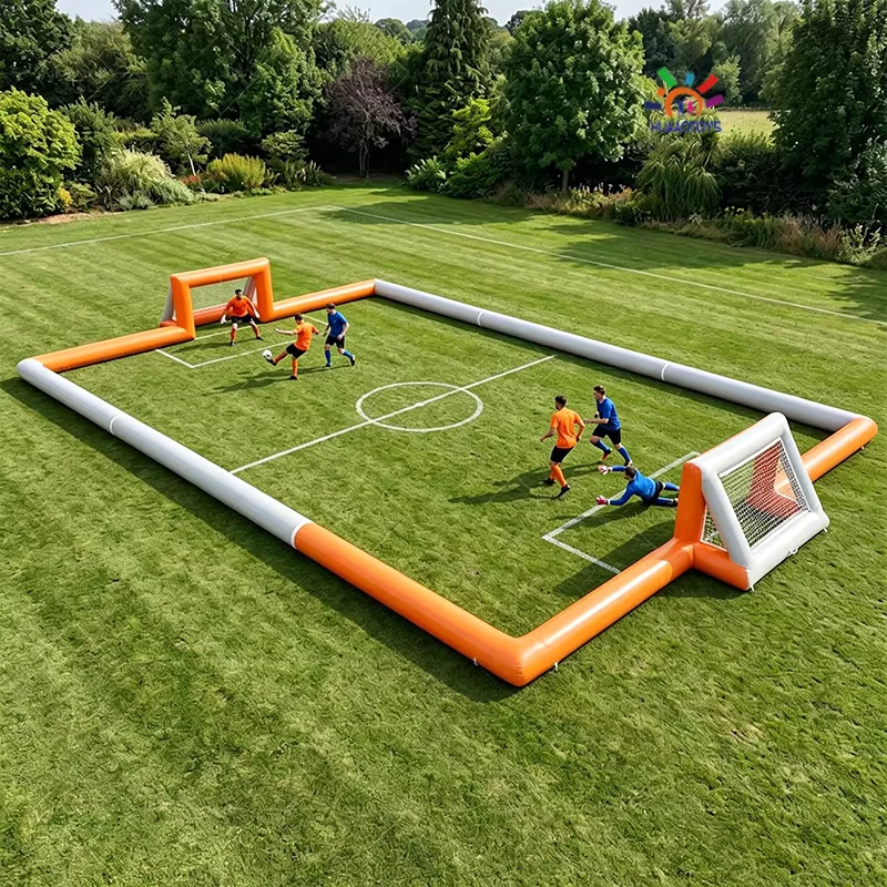 EN14960 Luftdichtes Aufblasbares Fußballfeld Arena Tragbares Fußballfeld für Training & Veranstaltungen
