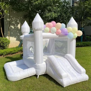 EN14960 Certified 0.55mm PVC Bouncy Castle Commercial Grade Wedding Bounce House 3 Year Warranty 6 Person Capacity for Party