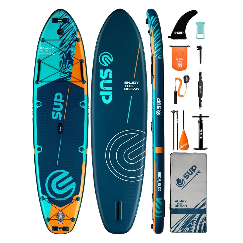 Tablas de Paddle Inflables Ultra Estables de 11'6" para Principiantes ESUP CE