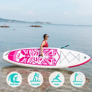 EU Freeshipping Custom for Eco Friendly Portable Inflatable Stand Paddle Board Super Wide 320cm Max Load 180kg