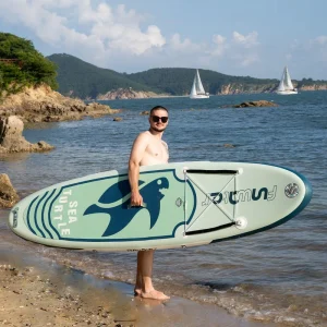 EU Freeshipping Price Dropshipping for CE Certified Eco Friendly Inflatable Stand Paddle Board Super Wide 320cm