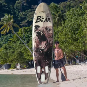 EU Freeshipping for CE Certified High Stability Inflatable SUP Board 350cm Extra Wide Eco Friendly 3 Fin Heavy Load 205kg