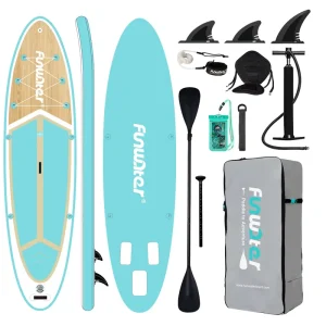 EU NEW Arrival for CE Certified 11′ Inflatable Stand up Paddle Board Portable & Eco Friendly Freeshipping