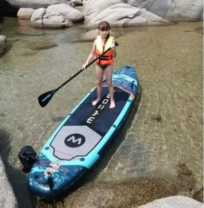 EU Warehouse 11’6”x34” Inflatable Stand up Paddle Board Hot Welding Seam SUP Board for Waterplay Surfing