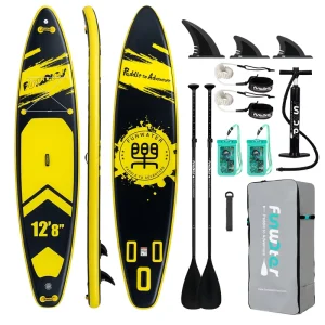 EU Warehouse 385cm Inflatable SUP Board Extra Wide EU Fast Shipping 190kg Load Capacity Full Accessories Dropshipping