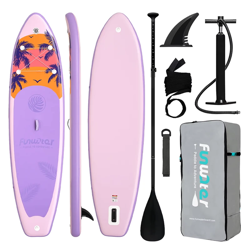 EU Warehouse Custom Logo Dropshipping Inflatable SUP Board 335cm Extra Wide Blow up Paddle Board for Family Surfing