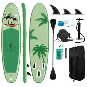 EU Warehouse Extra Wide Inflatable Yoga SUP Board 335cm 190kg Load Capacity Stand Up Paddle Board