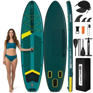 EU Warehouse Water Sports Sup Board 11’x34″x6” Hot Welding Seam Stand up Paddle Board Inflatable Sup Board For All Skill Levels