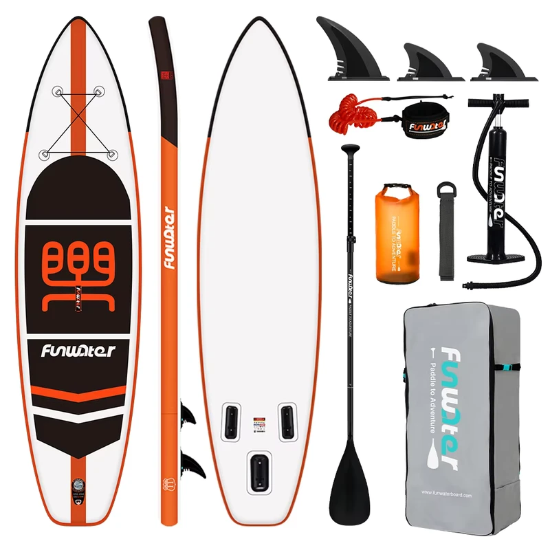 Papan Paddle Inflatable Multi Fungsi EU dalam Stok, Lebar Ekstra 335cm, Stok EU 190kg, Dropshipping untuk Yoga, Memancing, Selancar