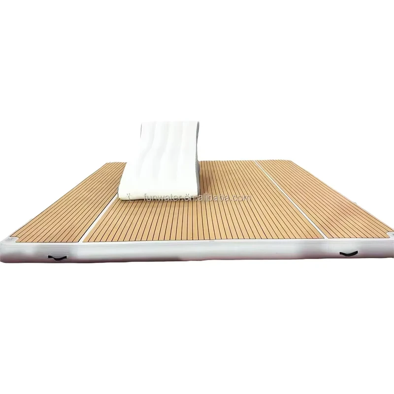 Dock flotante inflable portátil EVA para exteriores