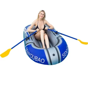 EXW China Factory Price 1 2 Person Pump Blow up Inflatable Pvc Dinghy Rowing Boat for Sale
