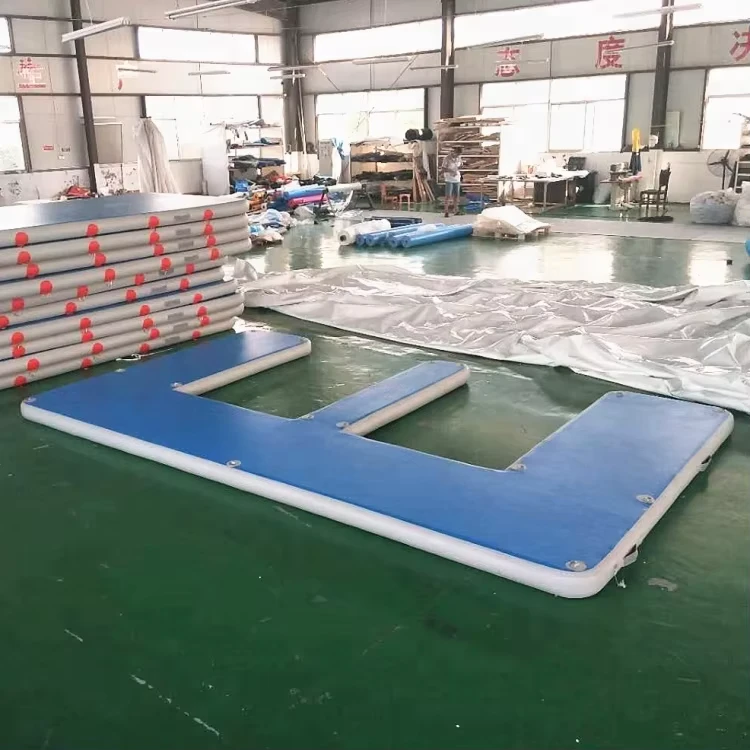 Dock Flutuante para Jet Ski Inflável Pequeno de Instalação Fácil