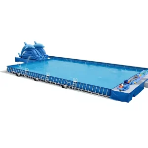 Bể bơi bơm hơi dễ lắp đặt cho người lớn và trẻ em bằng thép không gỉ và PVC kèm bộ sửa chữa